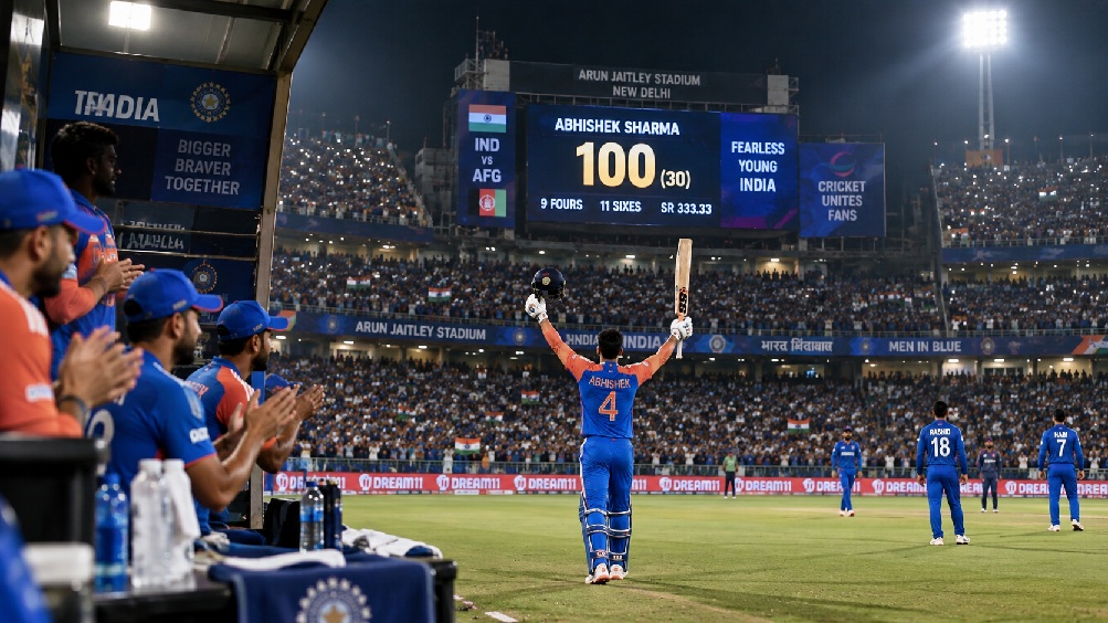 Abhishek Sharma 30-ball century against Afghanistan in 2026