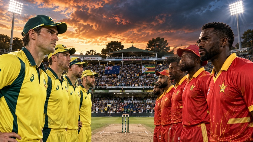 Australia vs Zimbabwe 1st ODI 2026 at Harare Sports Club