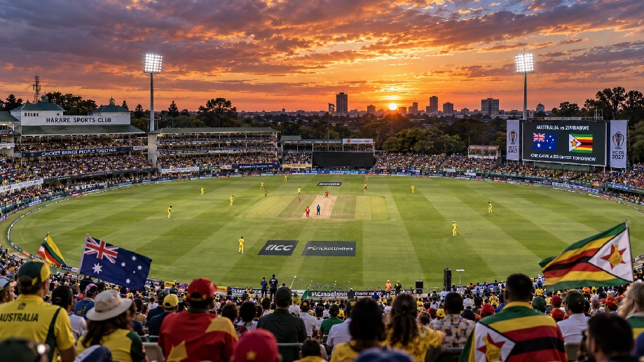 Australia vs Zimbabwe 1st ODI 2026 at Harare Sports Club