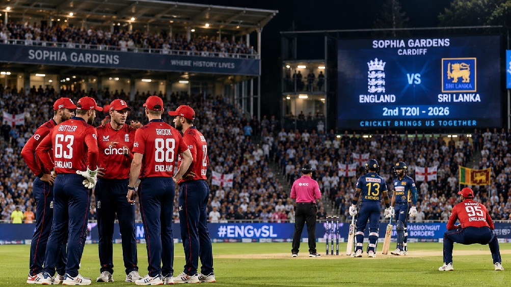 England vs Sri Lanka 2nd T20I 2026 at Sophia Gardens Cardiff