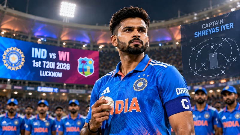 India vs West Indies 1st T20I 2026 match preview at Ekana Stadium