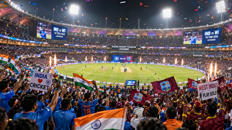 India vs West Indies 1st T20I 2026 match preview at Ekana Stadium