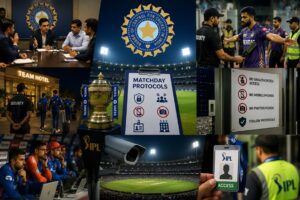BCCI matchday protocol changes during IPL 2026 security checks