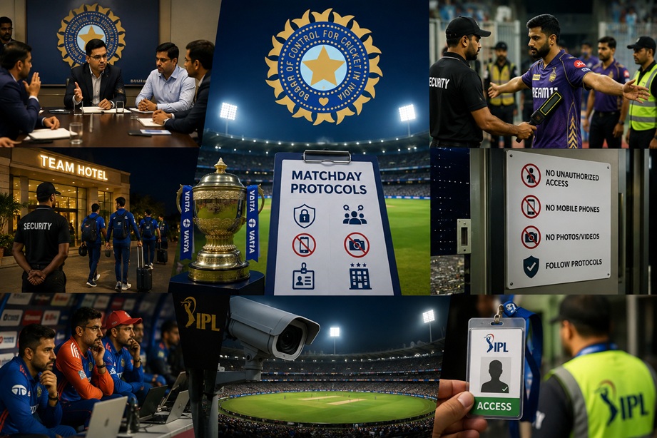 BCCI matchday protocol changes during IPL 2026 security checks