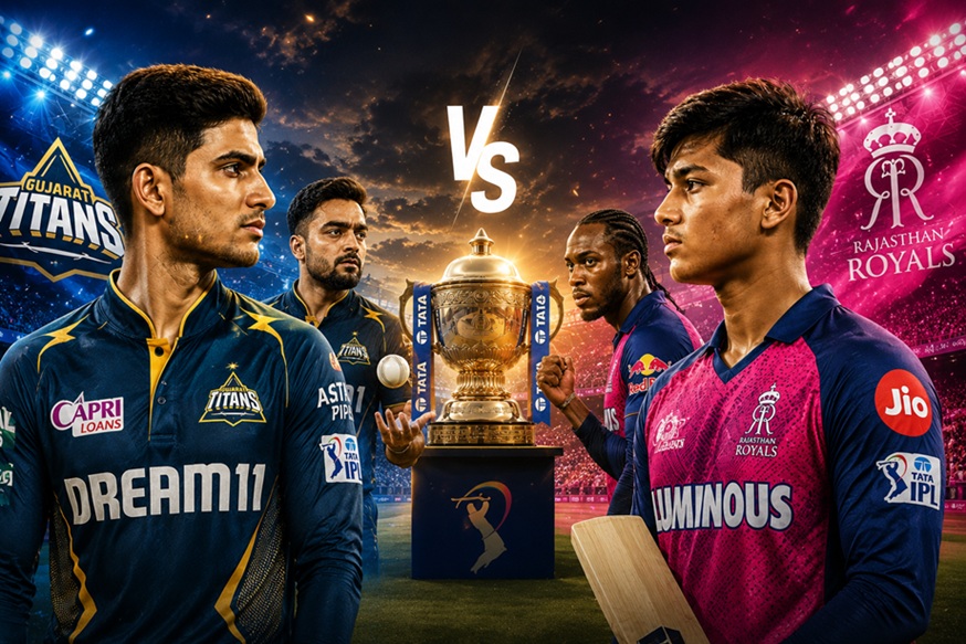 GT vs RR Qualifier 2 IPL 2026 match preview featuring Shubman Gill and Vaibhav Sooryavanshi