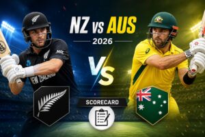 NZ vs AUS 2026 scorecard match highlights and full scoreboard