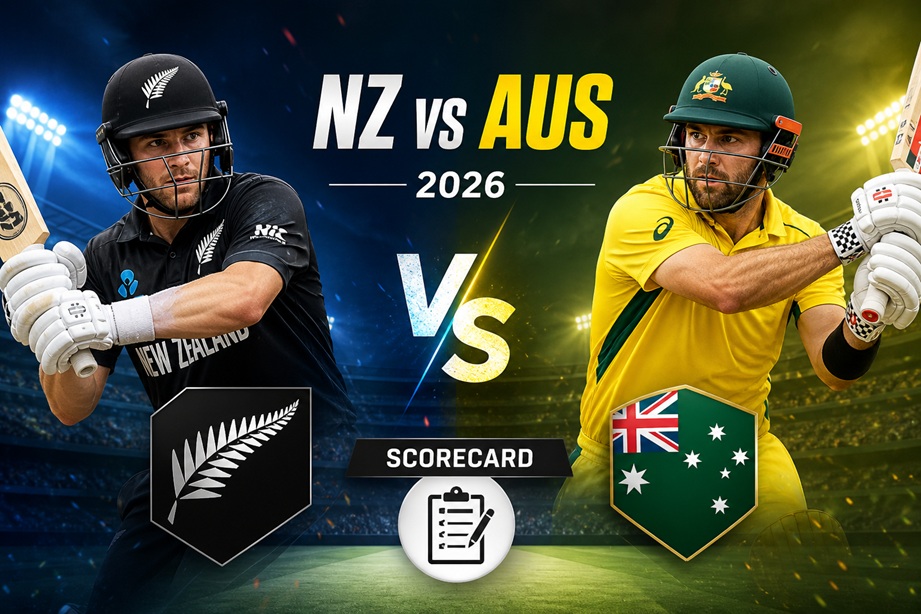 NZ vs AUS 2026 scorecard match highlights and full scoreboard
