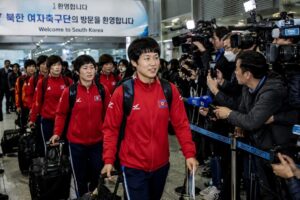 North Korean women footballers visit South Korea after an 8-year gap