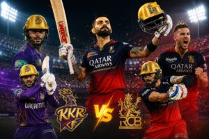 RCB vs KKR highlights featuring Virat Kohli century in IPL 2026