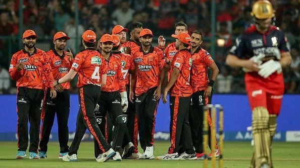 SRH vs RCB scorecard featuring Hyderabad's 255-run IPL performance