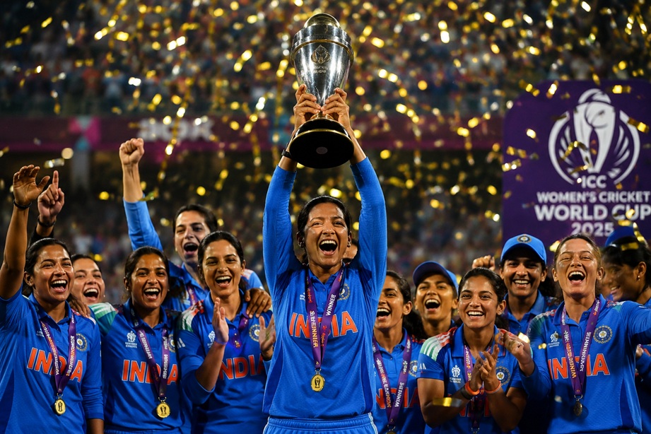 India Women World Cup Habit celebration after historic World Cup victory