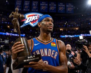 Oklahoma City Thunder Standings showing OKC's rise as an NBA powerhouse led by Shai Gilgeous-Alexander