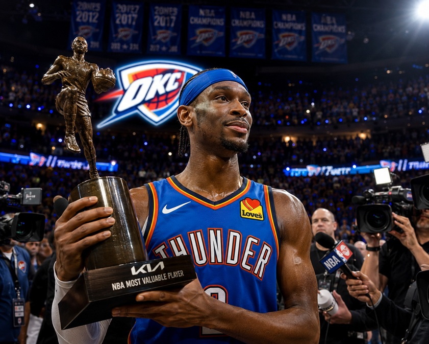 Oklahoma City Thunder Standings showing OKC's rise as an NBA powerhouse led by Shai Gilgeous-Alexander