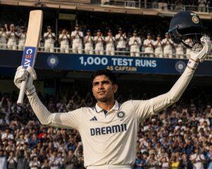 Shubman Gill Test Milestone as Indian captain reaches 1000 Test runs
