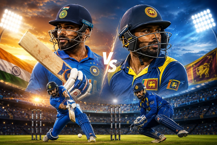 India vs Sri Lanka Scorecard showing historic cricket match highlights and records