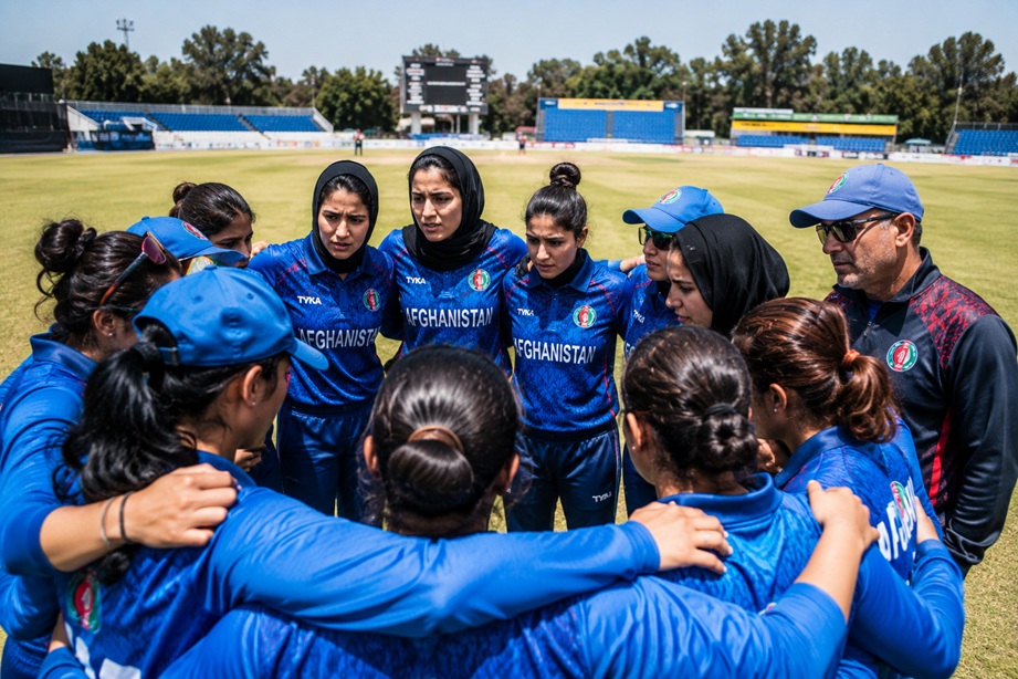 Afghanistan Refugee Women ICC team training for qualification by 2030 under the ICC development pathway