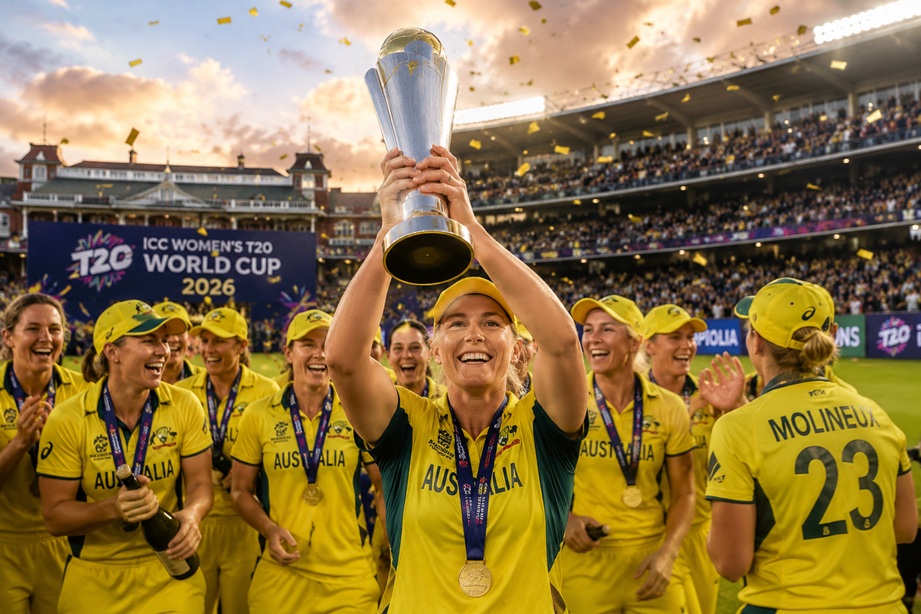 Sophie Molineux Success Story as Australia wins the 2026 ICC Women's T20 World Cup at Lord's