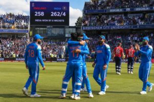 England vs India ODI Scorecard featuring Shubman Gill, Axar Patel and India's six-wicket victory at Edgbaston