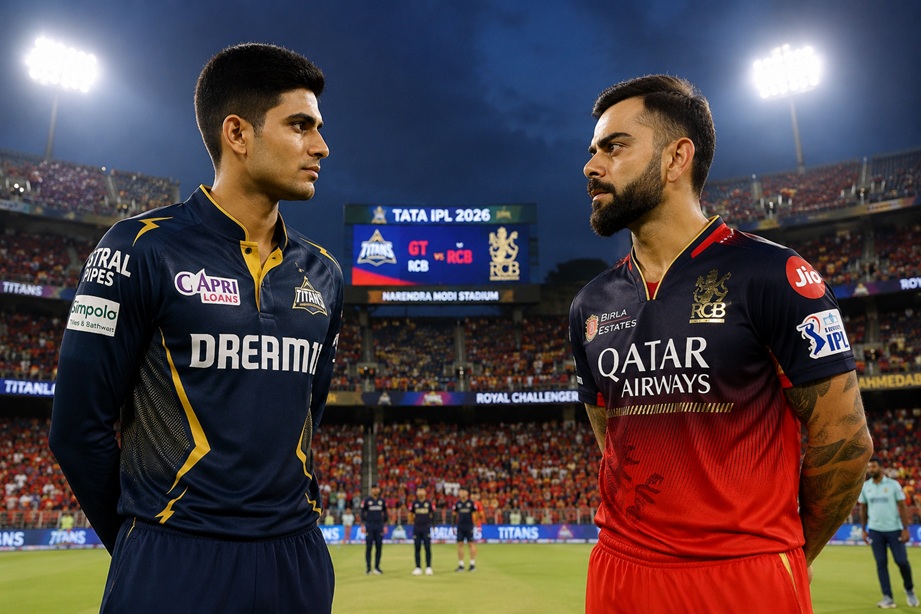 GT vs RCB Timeline featuring Virat Kohli and Shubman Gill in IPL 2026 rivalry
