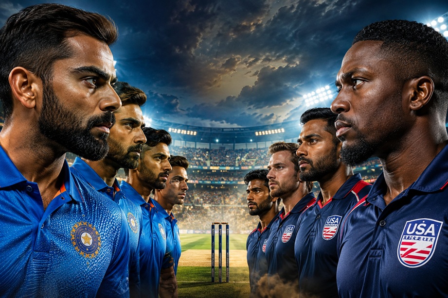 India vs USA Timeline featuring the 2024 Super Over and 2026 World Cup rematch