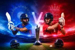 England vs India 2nd T20I live score at Old Trafford with players in action during the India tour of England
