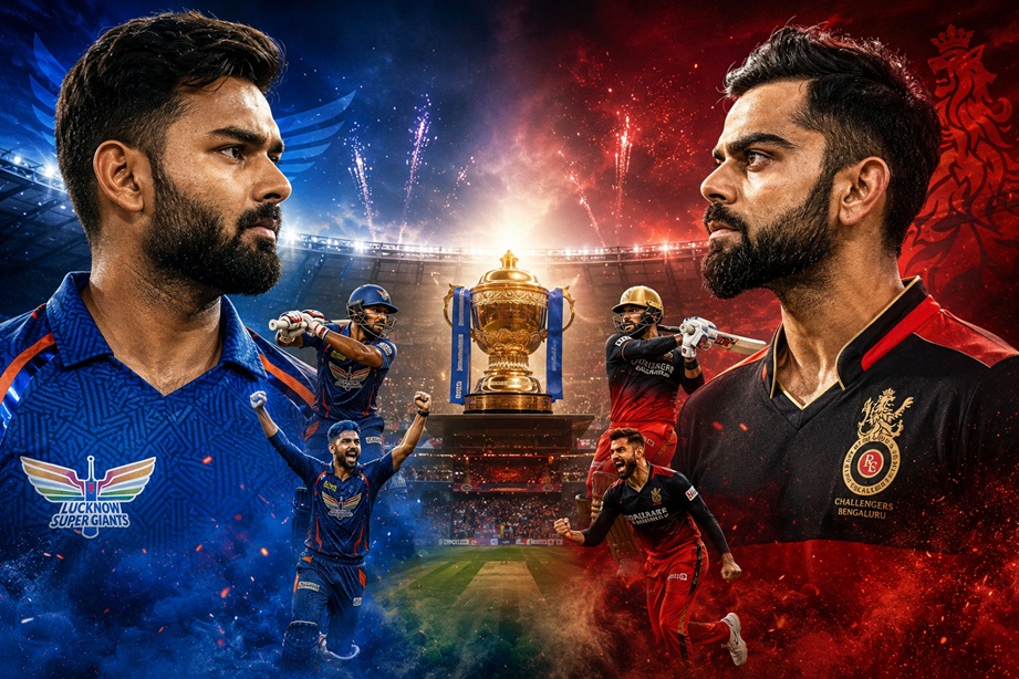 LSG vs RCB Timeline showing Royal Challengers Bengaluru vs Lucknow Super Giants rivalry history from 2022 to 2026
