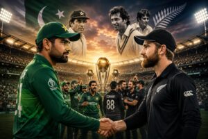 NZ vs PAK Timeline complete cricket rivalry history from 1955 to 2026 featuring Pakistan vs New Zealand legends and iconic matches