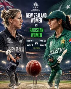 NZ-W vs PAK-W Timeline featuring New Zealand Women vs Pakistan Women head-to-head cricket history