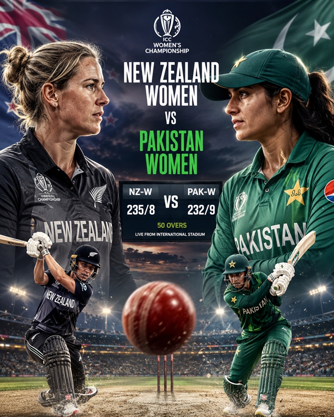 NZ-W vs PAK-W Timeline featuring New Zealand Women vs Pakistan Women head-to-head cricket history