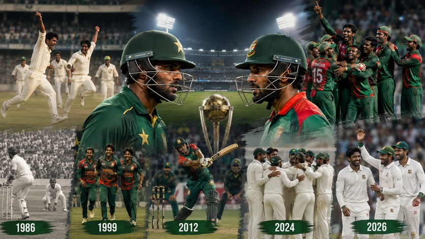 Pakistan vs Bangladesh Cricket Timeline complete rivalry history 2026