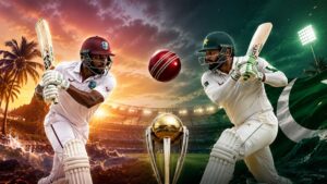 West Indies Pakistan Live Score 1st Test 2026 at Brian Lara Cricket Academy