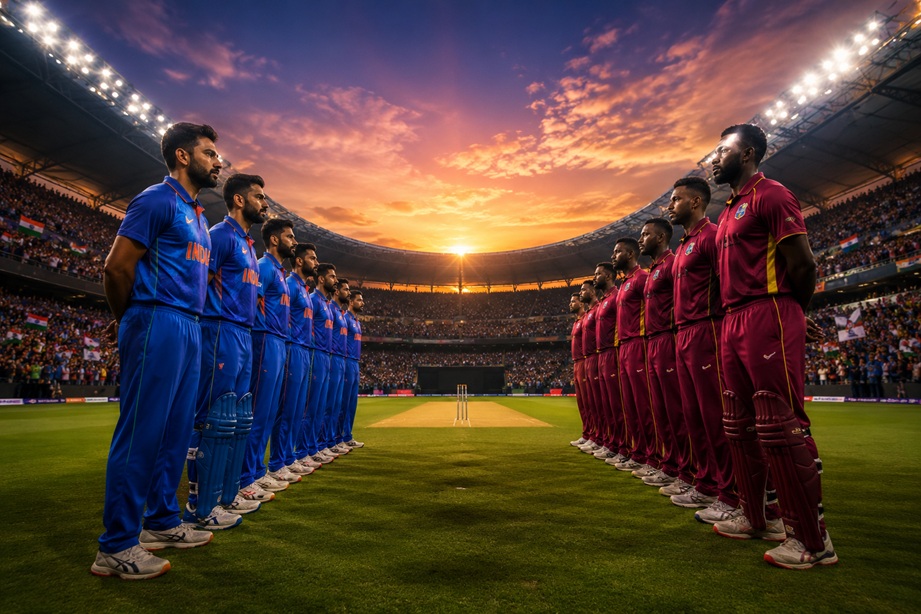 West Indies India Timeline showing India vs West Indies cricket rivalry from 1948 to 2026 with legendary players and historic matches
