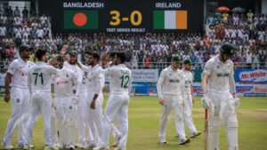 Bangladesh vs Ireland Test Record 3-0 head-to-head history