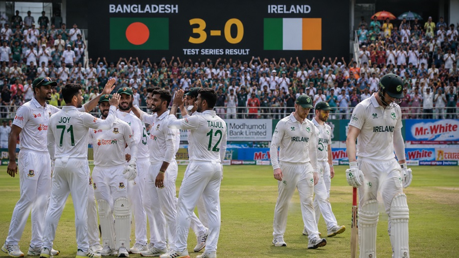 Bangladesh vs Ireland Test Record 3-0 head-to-head history