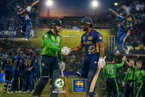Ireland vs Sri Lanka Timeline 2026 T20 World Cup cricket match in Colombo