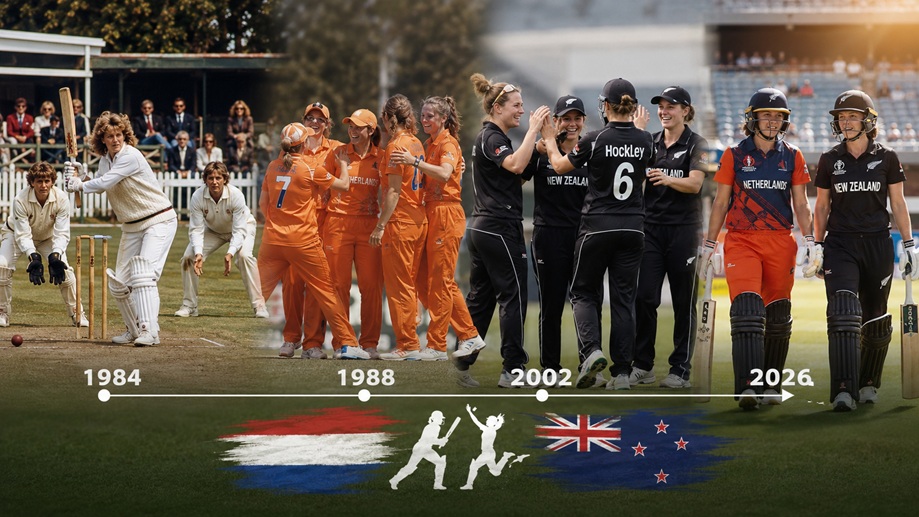 Netherlands Women New Zealand Women History 1984 to 2026 cricket timeline