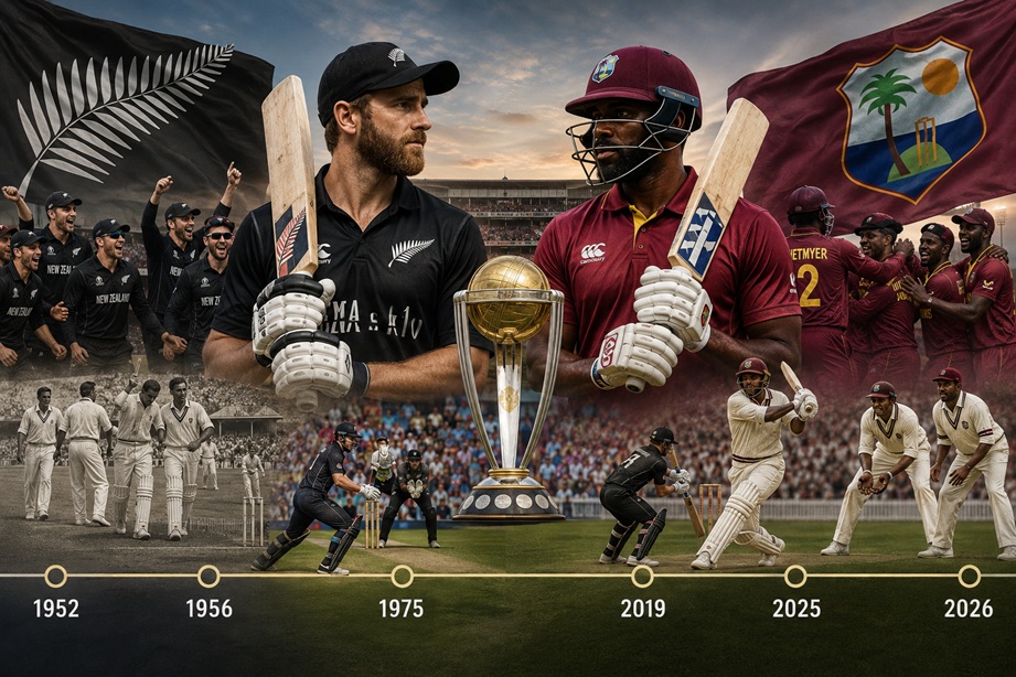 New Zealand vs West Indies Timeline: Complete Cricket History 2026