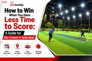 Box Cricket in Hyderabad winning tips during a high-pressure 12-over match