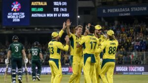 Ireland Australia 2026 Scorecard showing Australia’s 67-run win over Ireland in the ICC Men’s T20 World Cup 2026
