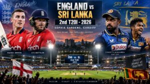 England vs Sri Lanka 2nd T20I 2026 at Sophia Gardens Cardiff