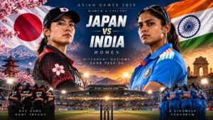 Japan vs India Women Scorecard 2026 Asian Games quarter-final