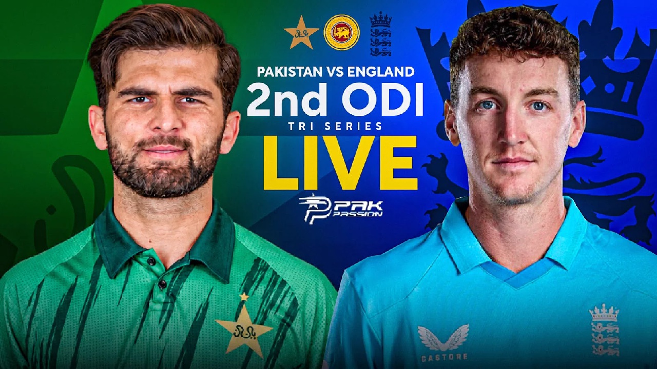 Pakistan England 2nd ODI 2026 live match action at Rawalpindi Cricket Stadium