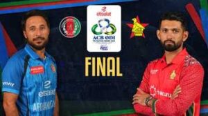 Zimbabwe vs Afghanistan Match 2026 ODI final preview featuring Afghanistan and Zimbabwe cricket players on the field.